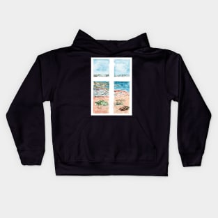 Beach Scene Kids Hoodie